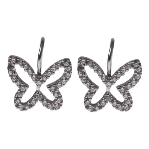 Giorgio Martello Milano Damen-Ohrhänger 925 Sterling Silber weiß 408879 von Giorgio Martello