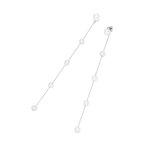 Giorgio Martello Milano Ohrhänger Ohrhänger mit Süßwasser-Perlen, Silber 925 von Giorgio Martello