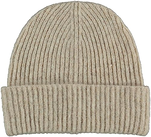 Giorgio Rimaldi Damen Mütze - 26 x 22 cm - Strickmütze aus Polyacryl - Perfekt als Set zum passenden Strickschal Creme von Giorgio Rimaldi