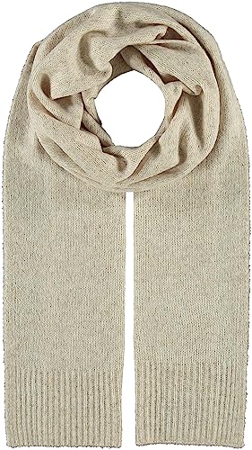 Giorgio Rimaldi® Schal Damen - Strickschal Aus Wolle - Wärmend & Hautfreundlich - Ideal Als Set Mit Passender Strickmütze - 24x180cm Cream von Giorgio Rimaldi