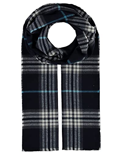 Giorgio Rimaldi® Schal Herren Kariert - Wärmend & Hautfreundlich - Weicher Als Kaschmir - Ideales Winter Accessoire - Made In Germany - 30x180cm Navy von Giorgio Rimaldi