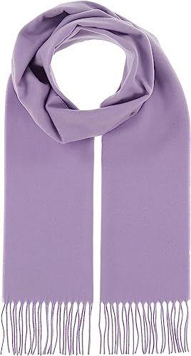 Giorgio Rimaldi Schal 30 x 180 cm - Weicher als Kaschmir - Schal einfarbig für Damen und Herren - Perfekt für Herbst und Winter Lavendel von Giorgio Rimaldi