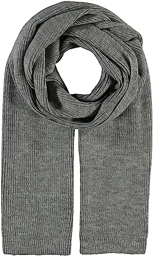 Giorgio Rimaldi Strickschal für Damen & Herren - 35 x 180 cm - Einfarbiger Winterschal Strick - Warm und weich - Tragemöglichkeit als Schlauchschal, Loop Light Grey von Giorgio Rimaldi