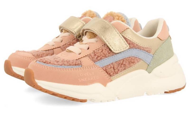 Gioseppo RADBY Plateausneaker Chunky Sneaker, Schnürschuh, Mädchen Schuh im Sherpa-Look von Gioseppo