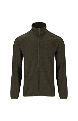 Gipfelglück Heinz Fleecejacke Herren funktioneller Outdoor Midlayer Olive Night XL von Gipfelglück