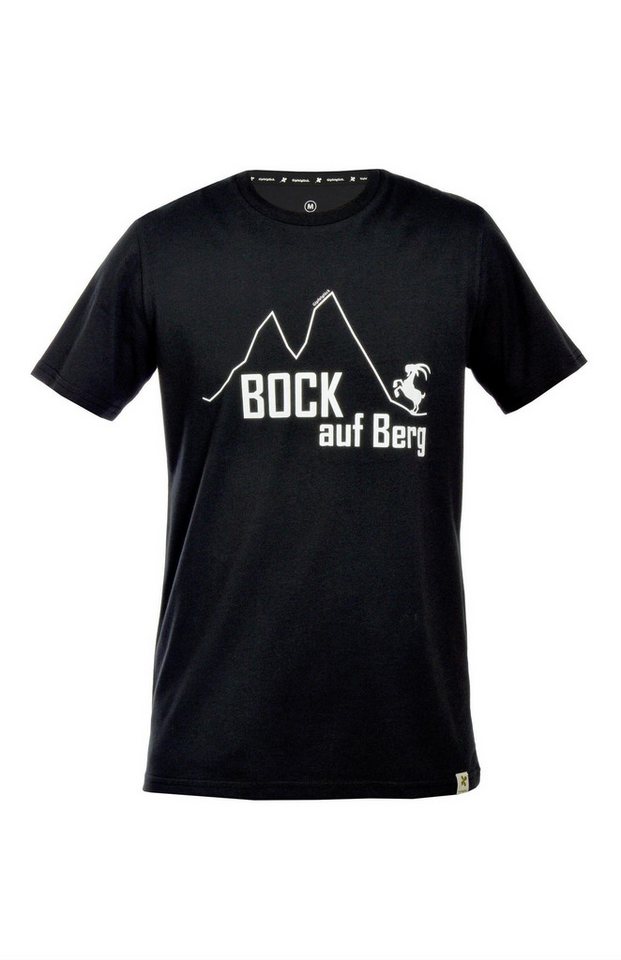 Gipfelglück T-Shirt Gipfelglück T-Shirt FRED für Herren, Bock auf Berg-Print (1-tlg) Bio Baumwolle von Gipfelglück