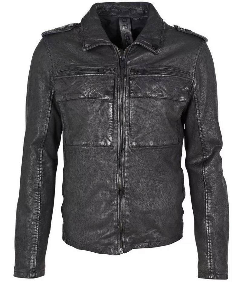 Gipsy 2.0 Lederjacke Gipsy Herren Lederjacke G2MBrennon SF LCOUNTV Slim Fit Laschen mit Druckknopf an der Schulter von Gipsy 2.0