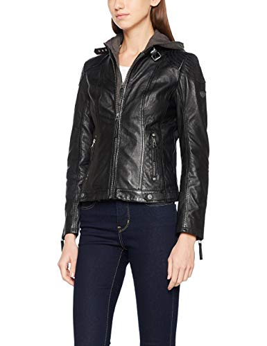 Gipsy Cacey Frauen Lederjacke schwarz S 100% Leder Basics, Biker, Casual Wear von Gipsy