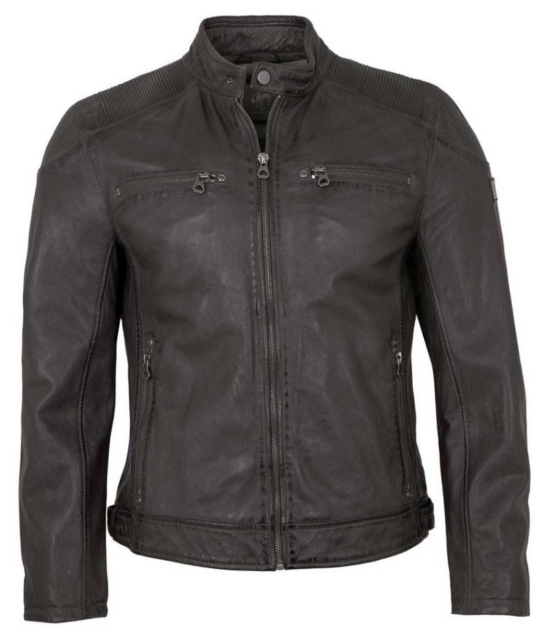 Gipsy by Mauritius Lederjacke GMDerran Gipsy by Mauritius - Herren Lederjacke Lammnappa anthracite von Gipsy by Mauritius