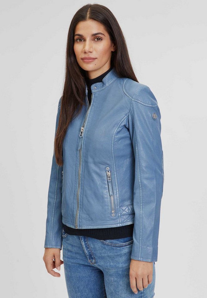 Gipsy by Mauritius Lederjacke GWFaiza Gipsy by Mauritius - Damen Lederjacke Lammnappa blau von Gipsy by Mauritius