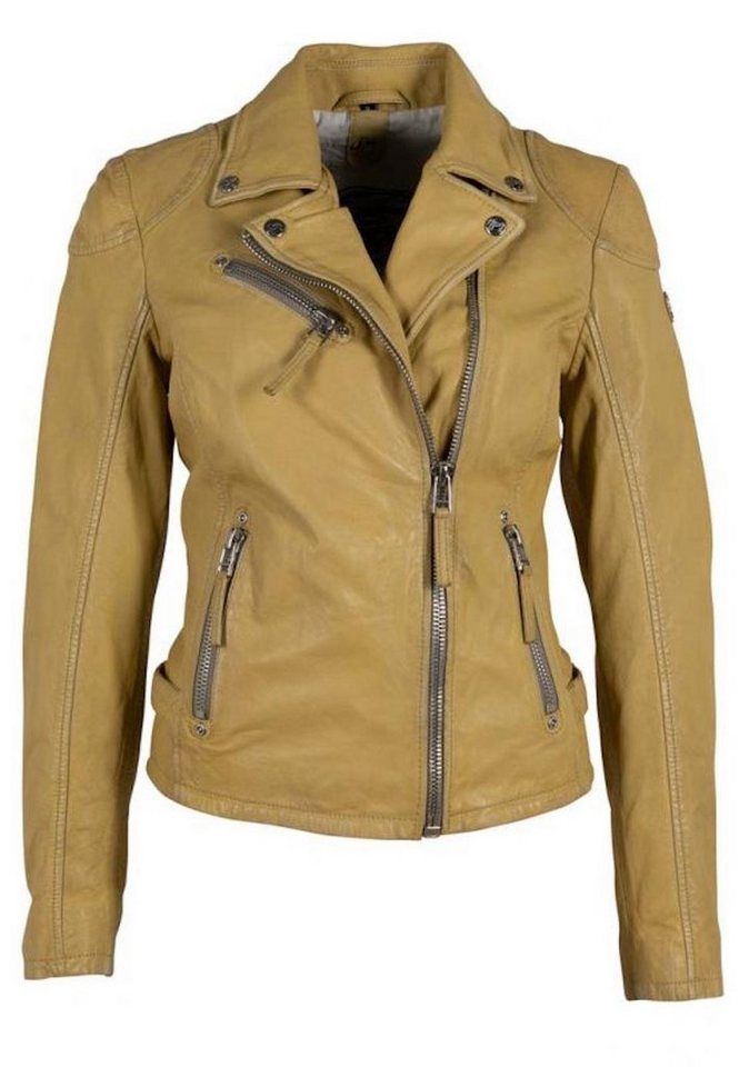 Gipsy by Mauritius Lederjacke Mauritius Damen Lederjacke PGG LABAGV (PERFECTO) - Yellow von Gipsy by Mauritius