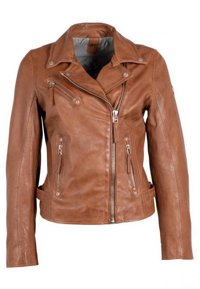 Gipsy by Mauritius Lederjacke Mauritius Damen Lederjacke PGG W14 LEGV (PERFECTO) - Cognac von Gipsy by Mauritius