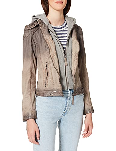 Gipsy Cascha LAMOV Frauen Lederjacke taupe 3XL 100% Leder Basics von Gipsy