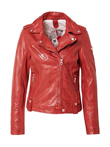 Gipsy Damen Famos Laosv Lederjacke, Bio rot, 36 von Gipsy