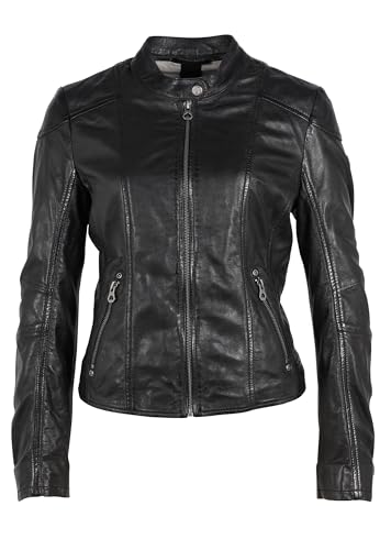 Gipsy Damen Gwkeili Lasv Lederjacke, schwarz, XS von Gipsy