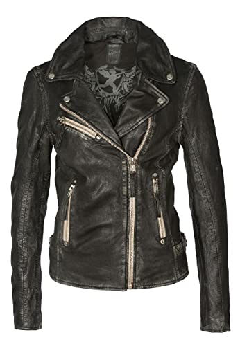 Gipsy Damen Pgg Lulv Lederjacke, Schwarz, 42 von Gipsy