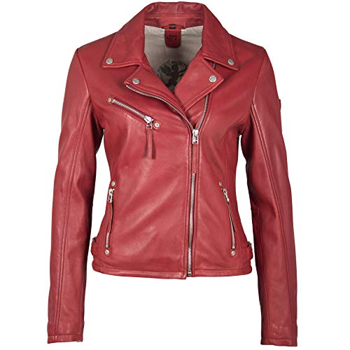 Gipsy GGPasja W20 LNV Damen Lederjacke (L, Red) von Gipsy