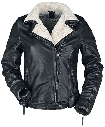 Gipsy Damen Gwtyla Lapev W Lederjacke, schwarz, 38 von Gipsy