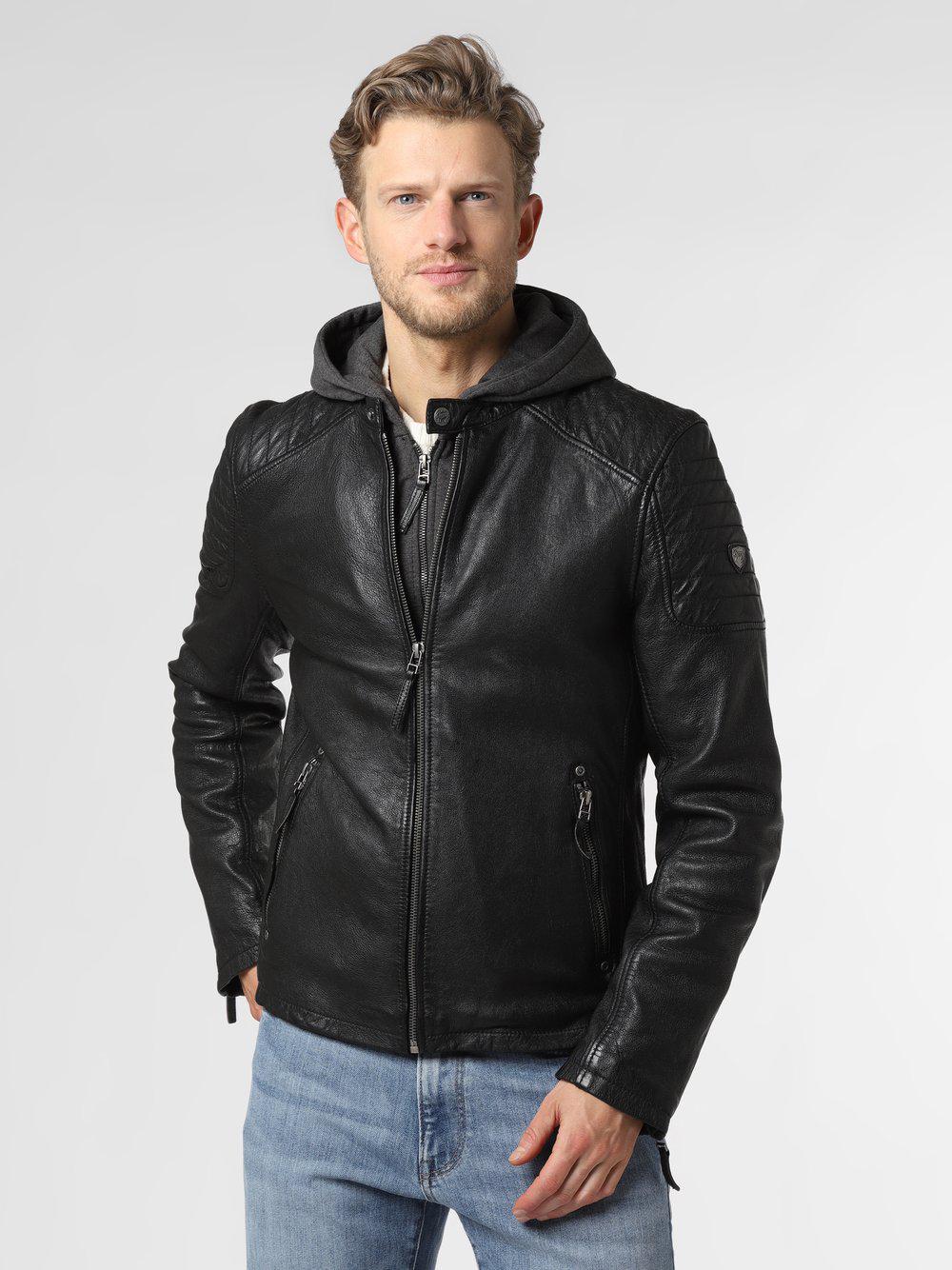 Gipsy Lederjacke Herren, schwarz von Gipsy