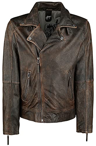 Gipsy Marvin Slim Fit LANTV Männer Lederjacke braun L 100% Leder Basics, Casual Wear, Rockwear Gipsy Marvin Slim Fit LANTV Männer Lederjacke braun L 100% Leder Basics, Casual Wear, Rockwear von Gipsy