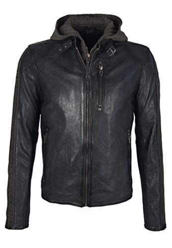 Gipsy Steep Slim Fit Lasanv Männer Lederjacke anthrazit/oliv 3XL 100% Leder Basics Gipsy Steep Slim Fit Lasanv Männer Lederjacke anthrazit/oliv 3XL 100% Leder Basics von Gipsy