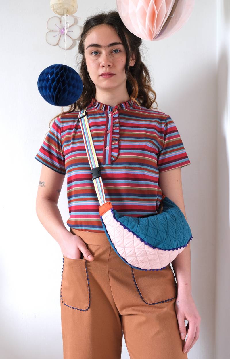 Sofort Versandfertig Handgemachte Vintage Samt Tasche Mit Klappe Und [Türkis Gequilteter Traum] von GiraeRigira