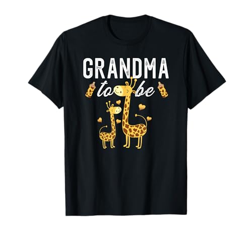 Grandma To Be Giraffe Baby Shower Cute T-Shirt Grandma To Be Giraffe Baby Shower Cute T-Shirt von Giraffe Baby Shower Party Ideas For Grandma To Be