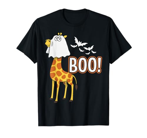 Giraffe Boo Halloween Kostüm Lustig Kinder Erwachsene T-Shirt von Giraffe Boo Funny Halloween Costume Animal Tees