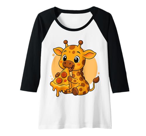 Damen Lustige Giraffe isst Pizza Grafik Jungen Mädchen Giraffe Liebhaber Raglan Damen Lustige Giraffe isst Pizza Grafik Jungen Mädchen Giraffe Liebhaber Raglan von Giraffe Eating Pizza Graphic Design