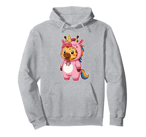 Kawaii Giraffe im Einhorn Kostüm für Mädchen Kinder Einhorn Pullover Hoodie Kawaii Giraffe im Einhorn Kostüm für Mädchen Kinder Einhorn Pullover Hoodie von Giraffe In Unicorn Costume Kawaii Design