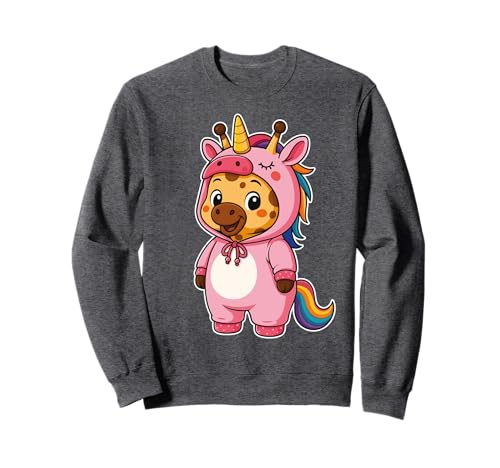 Kawaii Giraffe im Einhorn Kostüm für Mädchen Kinder Einhorn Sweatshirt Kawaii Giraffe im Einhorn Kostüm für Mädchen Kinder Einhorn Sweatshirt von Giraffe In Unicorn Costume Kawaii Design