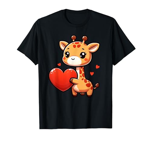 Niedliche Giraffe Lustig Valentinstag Herz Liebhaber Männer Frauen Kinder T-Shirt Niedliche Giraffe Lustig Valentinstag Herz Liebhaber Männer Frauen Kinder T-Shirt von Giraffe In Valentines2024