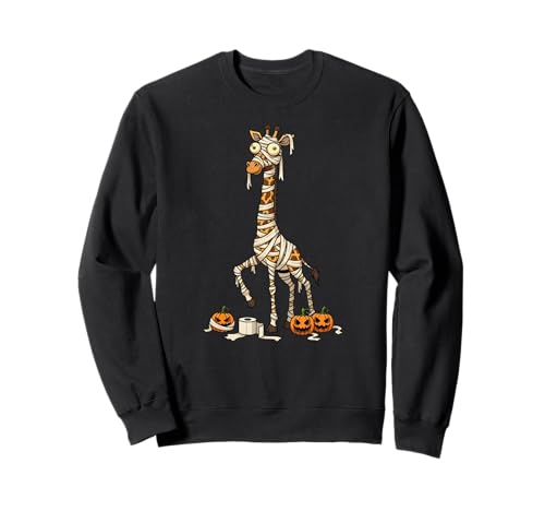 Lustige Giraffe Mama Kürbis Halloween Kinder Herren Damen Sweatshirt Lustige Giraffe Mama Kürbis Halloween Kinder Herren Damen Sweatshirt von Giraffe Lovers Cute Halloween Outfits for Boy Girl
