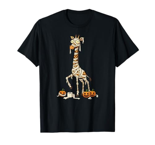 Lustige Giraffe Mama Kürbis Halloween Kinder Herren Damen T-Shirt Lustige Giraffe Mama Kürbis Halloween Kinder Herren Damen T-Shirt von Giraffe Lovers Cute Halloween Outfits for Boy Girl