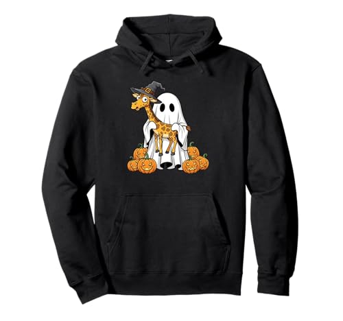 Lustiger Geist Giraffe Kürbis Halloween Kinder Herren Damen Pullover Hoodie Lustiger Geist Giraffe Kürbis Halloween Kinder Herren Damen Pullover Hoodie von Giraffe Lovers Cute Halloween Outfits for Boy Girl