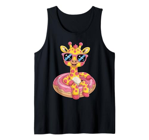 Niedliche Giraffe im Urlaub Grafik Sommer für Kinder Mädchen Tank Top Niedliche Giraffe im Urlaub Grafik Sommer für Kinder Mädchen Tank Top von Giraffe On Vacation Graphic Summer Design