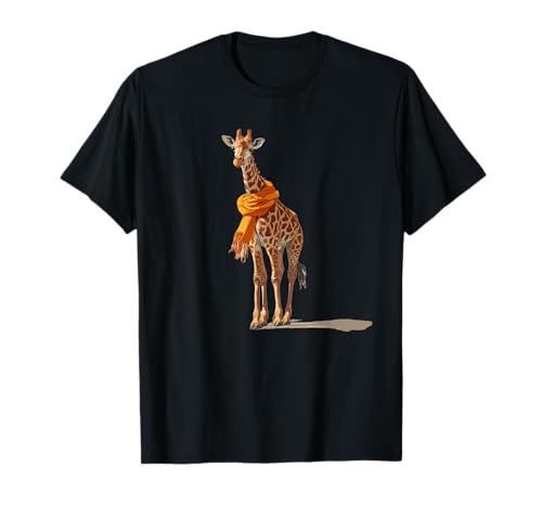 Safari Giraffe mit Schal Kostüm für Jungen und Mädchen T-Shirt Safari Giraffe mit Schal Kostüm für Jungen und Mädchen T-Shirt von Giraffe shawl