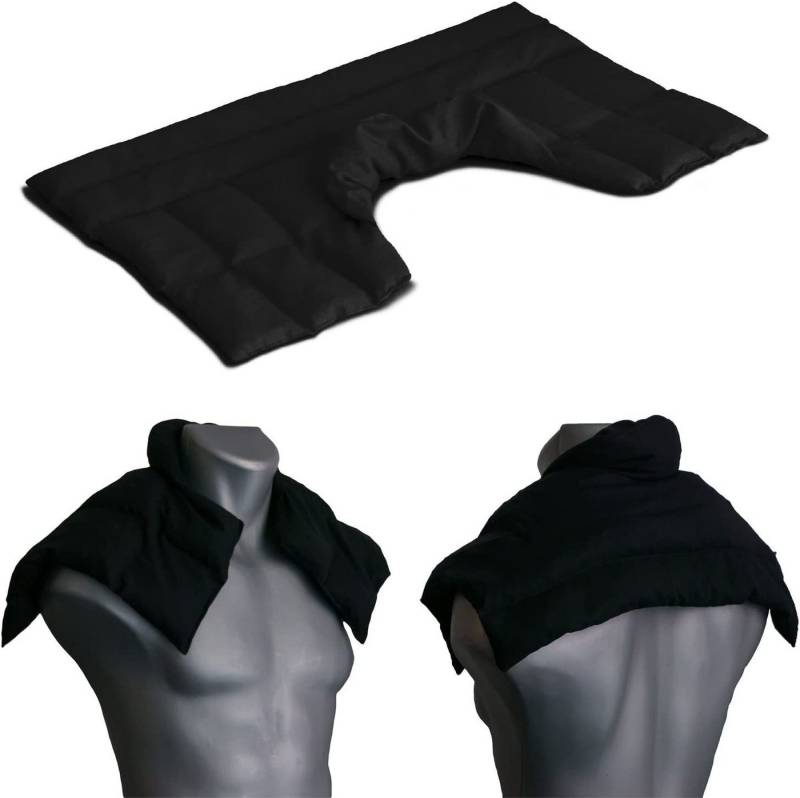 Giraffenland Wärmekissen Bio-Dinkelkissen Schulter-Nackenkissen mit Kragen - Wärme Körnerkissen, Wärmekissen>Mikrowelle/Backofen, Kältekissen>Kühlschrank/Gefriertruhe von Giraffenland