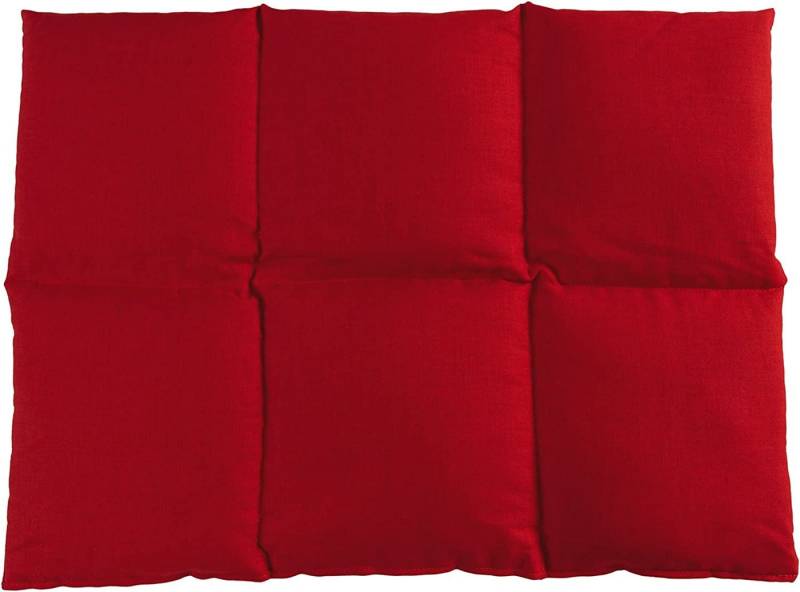 Giraffenland Wärmekissen Bio-Körnerkissen groß 6-Kammer 40x30cm - Bio Füllung & Bio Stoff, Wärmekissen>Mikrowelle/Backofen, Kältekissen>Kühlschrank/Gefriertruhe von Giraffenland