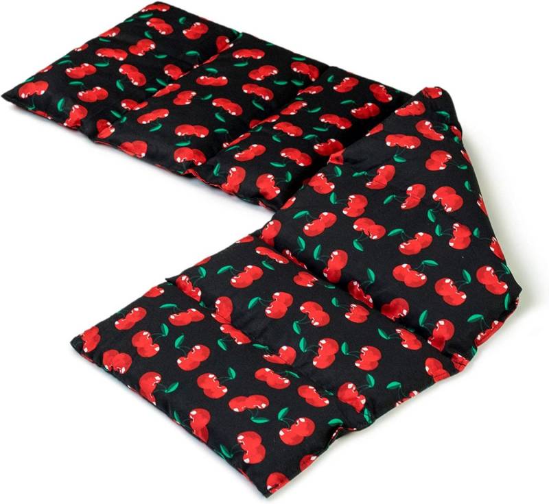 Giraffenland Wärmekissen Kirschkernkissen 75x20cm 8-Kammer - Wärmekissen Kältekissen, Wärme- (Mikrowelle/Backofen) o. Kältekissen (Kühlschrank/Gefriertruhe) von Giraffenland