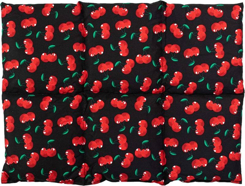 Wärmekissen Kirschkernkissen groß 40x30cm 6-Kammer, z.B. Rücken, Bauch - Wärmekissen Körnerkissen für Mikrowelle und Backofen - Kirschkern Kissen 30x40, Als Wärmekissen für die Mikrowelle oder den Backofen. Als Kältekissen für Kühlschrank oder Gefriertruhe. von Giraffenland