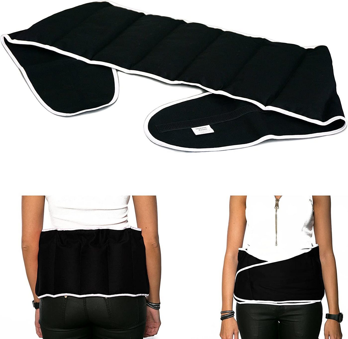 Giraffenland Wärmekissen Körnerkissen Gürtel mit Klettverschluss Weizenkorn Wärme Rücken Kissen, Wärmekissen>Mikrowelle/Backofen, Kältekissen>Kühlschrank/Gefriertruhe von Giraffenland