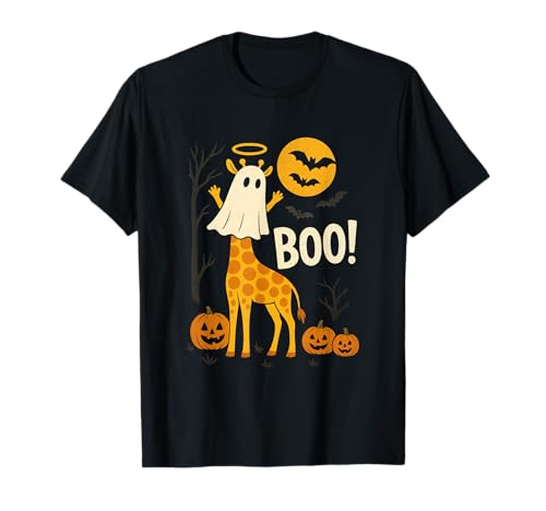 Giraffe Boo Halloween Kostüm Herren Damen Kinder Lustig T-Shirt Giraffe Boo Halloween Kostüm Herren Damen Kinder Lustig T-Shirt von Giraffes Lover Halloween Party Clothing Tee
