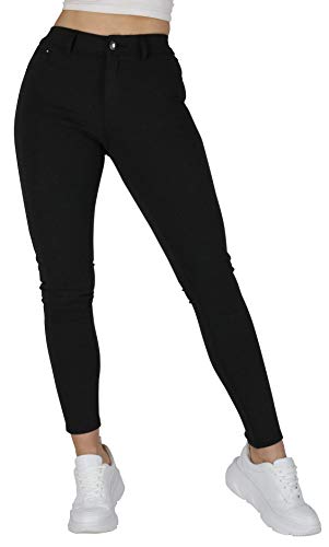 Giralin Damen Hosen Jeggings Casual Skinny Fit Freizeit5-Pocket-Style High Waist High Stretch 200367 Dunkelgrau 34 von Giralin