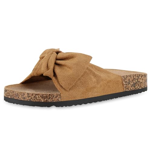 Giralin Damen Pantoletten Flach Schleifen Trendy Schuhe 215850 Hellbraun Robust 37 Giralin Damen Pantoletten Flach Schleifen Trendy Schuhe 215850 Hellbraun Robust 37 von Giralin