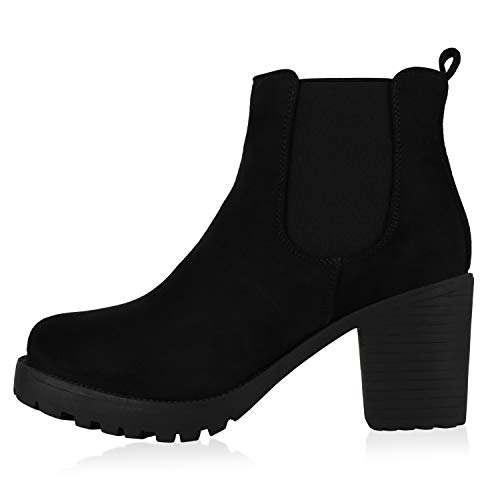 Giralin Damen Schnürstiefeletten Leicht Gefütterte Plateau Stiefeletten Zierperlen Schuhe Schnallen Boots Schnürboots 179124 Schwarz Schwarz 36 von Giralin