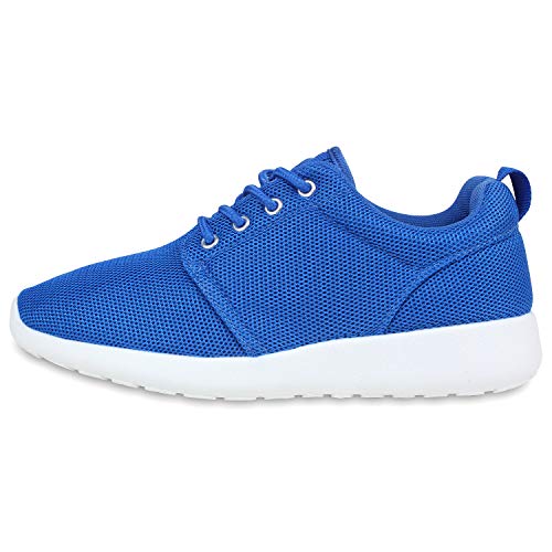 Giralin Damen Sportschuhe Trendfarben Runners Sneakers Laufschuhe 179796 Blau 40 von Giralin