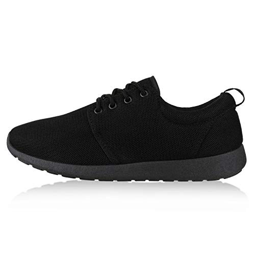 Giralin Herren Sportschuhe Bequeme Laufschuhe Profilsohle Sneakers 136104 Schwarz Total 40 von Giralin