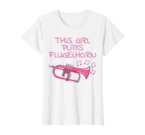 Dieses Mädchen spielt Flügelhorn, weibliche Blasmusikerin T-Shirt Dieses Mädchen spielt Flügelhorn, weibliche Blasmusikerin T-Shirt von Girl Flugelhorn Player Brass Musician By DoodleRob