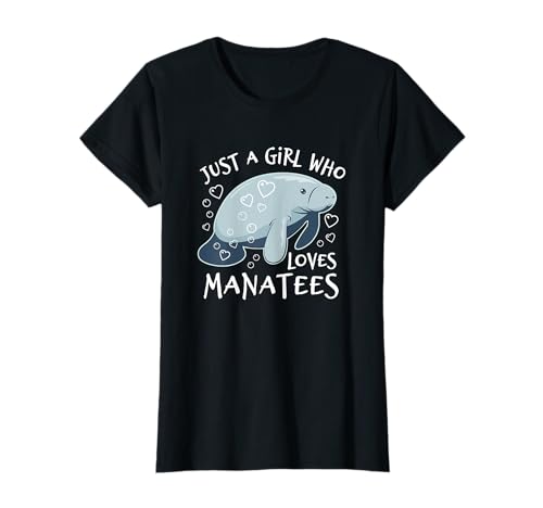 Just A Girl Who Loves Manatees - Süßes Meerschweinchen T-Shirt Just A Girl Who Loves Manatees - Süßes Meerschweinchen T-Shirt von Girl Loves Manatees Design Co.